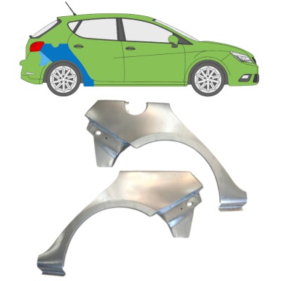 Panneau de réparation arc d'aile arrière pour Seat Ibiza 2008-2017 / Gauche+Droit / Ensemble 14609