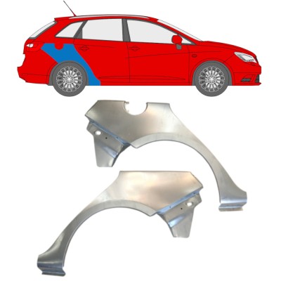 Panneau de réparation arc d'aile arrière pour Seat Ibiza 2008-2017 / Gauche+Droit / COMBI / Ensemble 14609