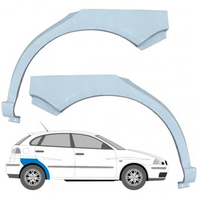 Panneau de réparation arc d'aile arrière pour Seat Ibiza Cordoba 2002-2008 / Gauche+Droit / Ensemble 9232