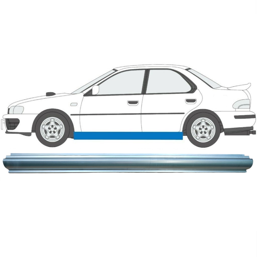 Réparation Bas De Caisse Pour Subaru Impreza 1992-2000 / Gauche 7010