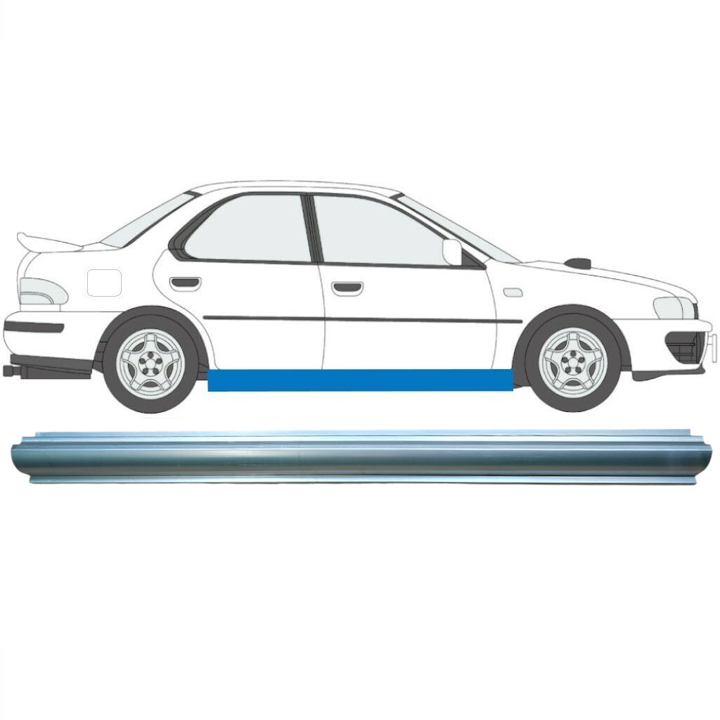 Réparation Bas De Caisse Pour Subaru Impreza 1992-2000 / Droite 7009