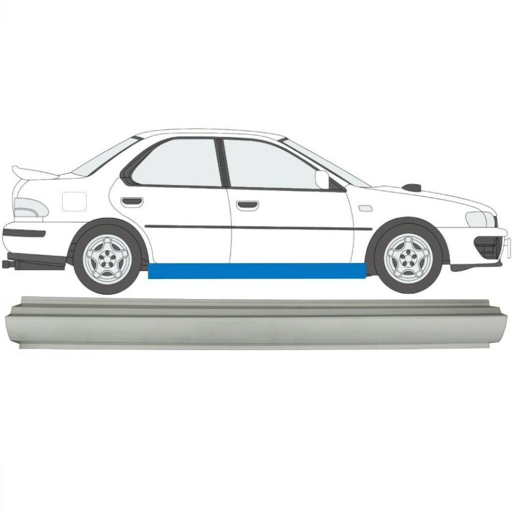 Réparation bas de caisse pour Subaru Impreza 1992-2000 / Droite 7009