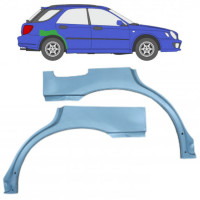 Panneau de réparation arc d'aile arrière pour Subaru Impreza Gg 2000-2007 / Gauche+Droit / Ensemble 10463