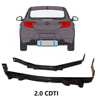 Réservoir à carburant sangles pour Opel Insignia 2008-2017 17019
