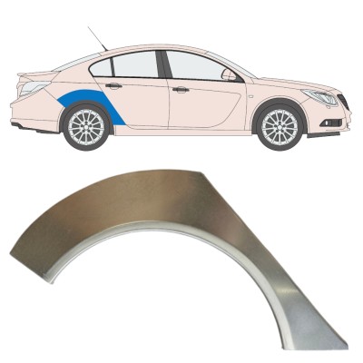 Panneau de réparation arc d'aile arrière pour Opel Insignia 2008-2017 / Droite 15043
