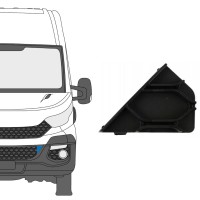Bouchons du pare-chocs avant pour Iveco Daily 2014-2019 / Gauche 16241