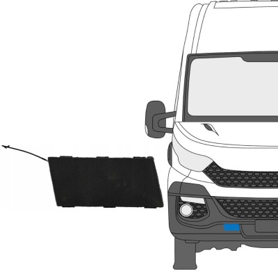 Bouchons du pare-chocs avant pour Iveco Daily 2014-2019 / Droite 16239