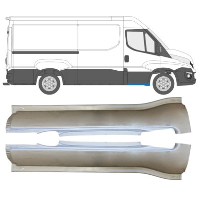 Panneau de réparation du seuil partie avant pour Iveco Daily 2014-2019 / Gauche+Droit / Ensemble 16142