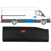 Moulure de porte latérale avec lampe pour Iveco Daily 2014-2019 / Droite / Ensemble 16656