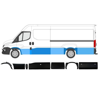 Ensemble de moulures pour Iveco Daily 2014-2019 / Gauche / 11982