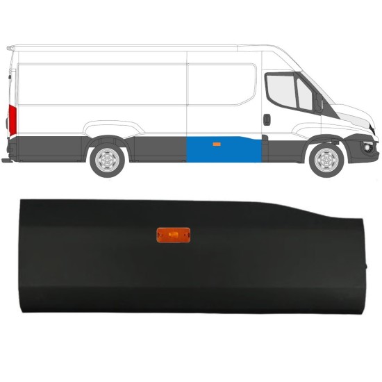 Moulure latérale avec lampe pour Iveco Daily 2014-2019 / Droite / Ensemble 11973