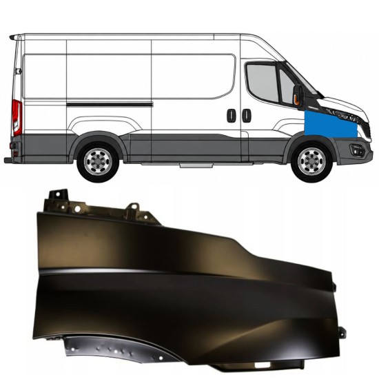 Aile avant pour Iveco Daily 2019- / Droite 17107