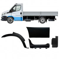 Moulure latérale arrière pour Iveco Daily 2014-  Cabine simple / Gauche / Ensemble 12013