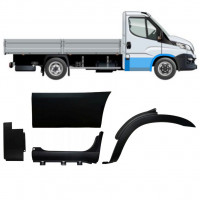 Moulure latérale arrière pour Iveco Daily 2014-  / Droite / Cabine simple / Ensemble 12012