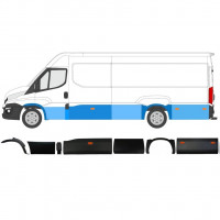 Moulure latérale avec lampe pour Iveco Daily 2014-2019  / LWB / Gauche / Ensemble 11984