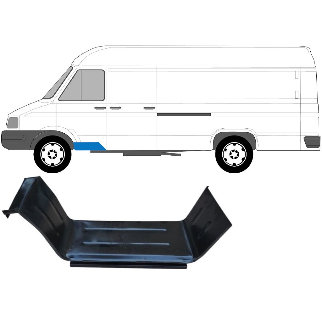 Panneau De Réparation De Porte Avant Intérieur Pour Iveco Daily 1985-1999 / Gauche 6792