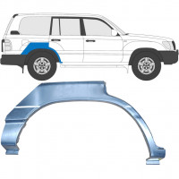 Panneau de réparation arc d'aile arrière pour Toyota Land Cruiser 1998-2007 / Droite 7054