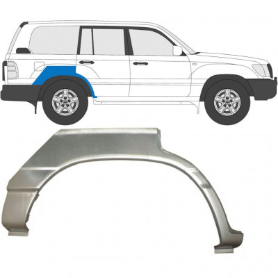 TOYOTA LAND CRUISER 1998-2007 PASSAGE DE ROUE ARRIÈRE / DROIT