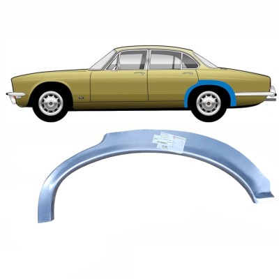 Panneau de réparation arc d'aile arrière pour Jaguar XJ 1968-1973 / Gauche 10743