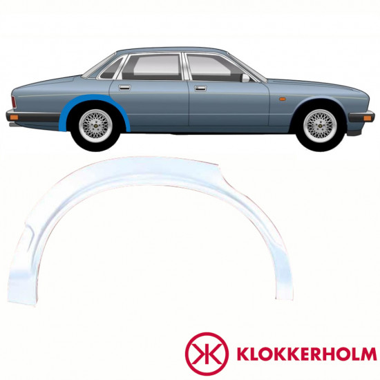 Panneau de réparation arc d'aile arrière pour Jaguar XJ 1986-1994 / Droite 10745