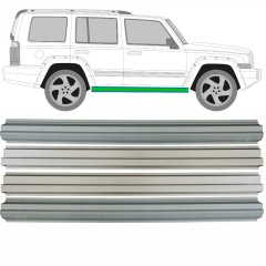 Réparation bas de caisse + réparation bas de caisse intérieur pour Jeep Commander 2005-2010 / Gauche = Droite (symétrique) / Ensemble 10500
