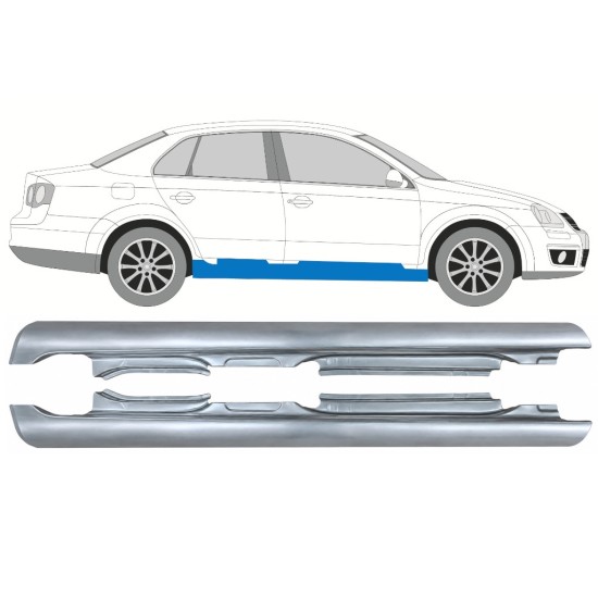 Panneau de réparation du seuil pour Volkswagen Jetta 2005-2010 / Gauche+Droit / SEDAN 17052