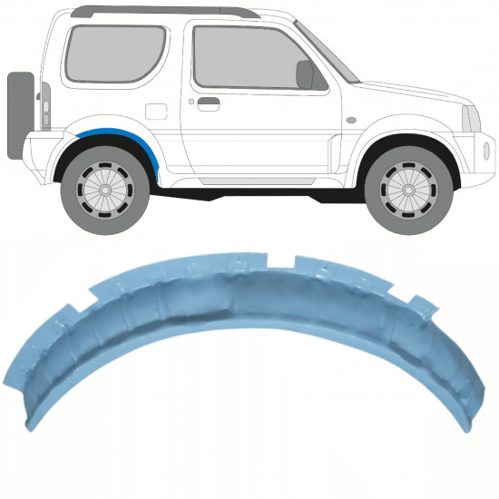 Panneau de réparation de passage pour Suzuki Jimny 1998-2018 / Droite 10230