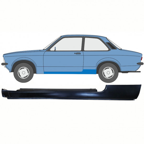 Réparation bas de caisse pour Opel Kadett C 1973-1979 / Gauche 8783