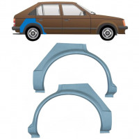 Panneau de réparation arc d'aile arrière pour Opel Kadett D 1979-1984 / Gauche+Droit / Ensemble 9954