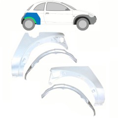 Panneau de réparation arc d'aile arrière intérieur + extérieur pour Ford KA 1996-2008 / Ensemble 10777