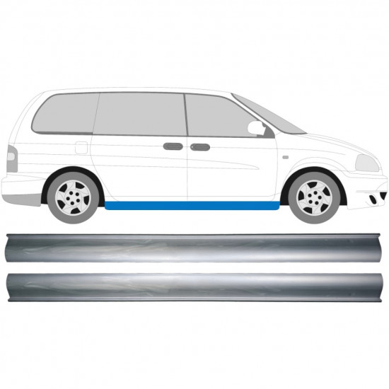 Réparation bas de caisse pour Kia Carnival 1998-2006 / Gauche = Droite (symétrique) / Ensemble 10545