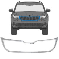 Cadre de calandre pour Skoda Kodiaq 2016-2021 16203