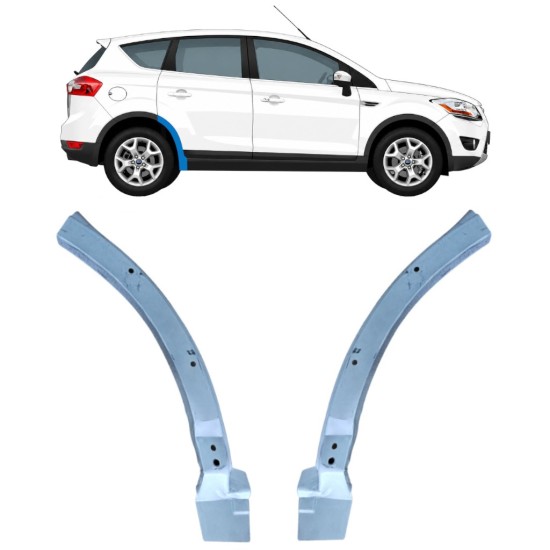 Panneau de réparation partie avant de l'aile arrière pour Ford Kuga 2008-2013 / Gauche+Droit / Ensemble 16936