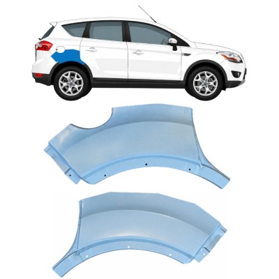 Panneau de réparation arc d'aile arrière pour Ford Kuga 2008-2013 / Gauche+Droit / Ensemble 17067