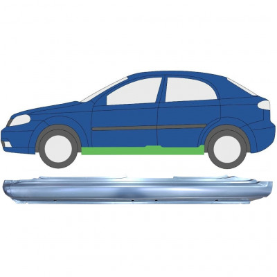 Panneau de réparation du seuil pour Chevrolet Lacetti 2003-2009 / Gauche 6438