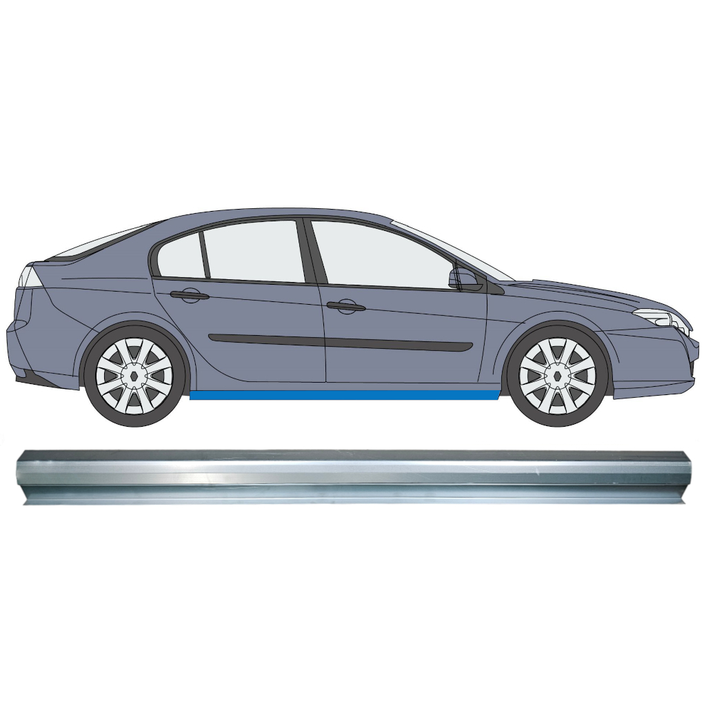 Bac Coffre Renault Laguna 3 Hayon 2007-2015 - Recambo - Protection Noir