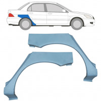 Panneau de réparation arc d'aile arrière pour Mitsubishi Lancer 2003-2008 / Gauche+Droit / Ensemble 9210