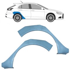 Panneau de réparation arc d'aile arrière pour Mitsubishi Lancer 2007-2017 / Gauche+Droit / Ensemble 10078