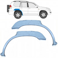 Panneau de réparation arc d'aile arrière des trous pour Toyota Land Cruiser 2003-2010 / Gauche+Droit / Ensemble 10214