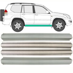 Réparation bas de caisse intérieur + extérieur pour Toyota Land Cruiser J120 2003-2010 / Gauche+Droit / Ensemble 10083