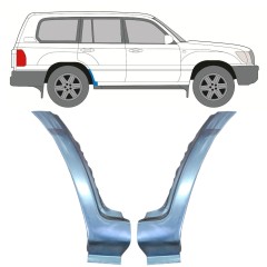 Panneau de réparation arc d'aile arrière inférieur pour Toyota Land Cruiser J100 1998-2007 / Gauche+Droit / Ensemble 9767