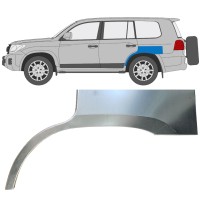 Panneau de réparation arc d'aile arrière pour Toyota Land Cruiser V8 FJ200 2007- / Gauche 16341