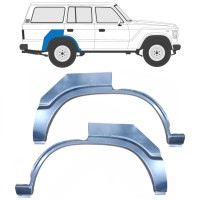 Panneau de réparation arc d'aile arrière pour Toyota Land Cruiser J60 1980-1990 / Gauche+Droit / Ensemble 16147
