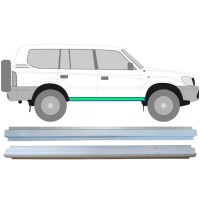 Réparation bas de caisse intérieur + extérieur pour Toyota Land Cruiser J90 1996-2002 / Gauche = Droite (symétrique) / Ensemble 14852