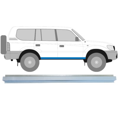 Réparation bas de caisse intérieur pour Toyota Land Cruiser J90 1996-2002 / Gauche = Droite (symétrique) 14850