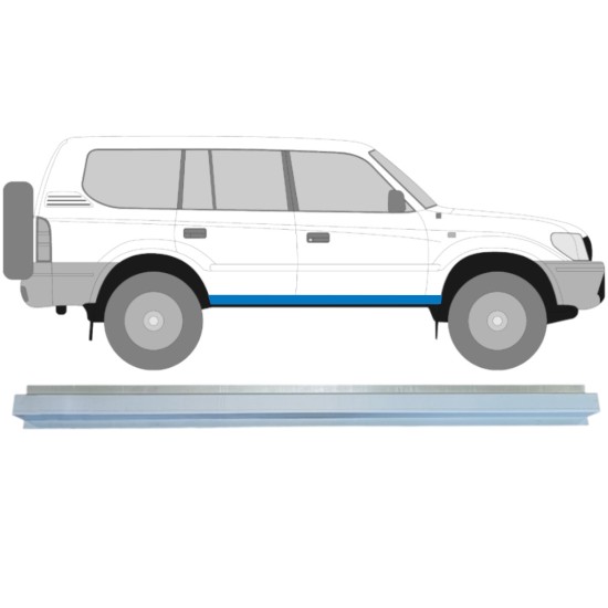 Réparation bas de caisse intérieur