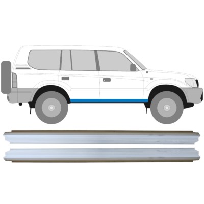 Réparation bas de caisse pour Toyota Land Cruiser J90 1996-2002 / Gauche+Droit / Ensemble 14849