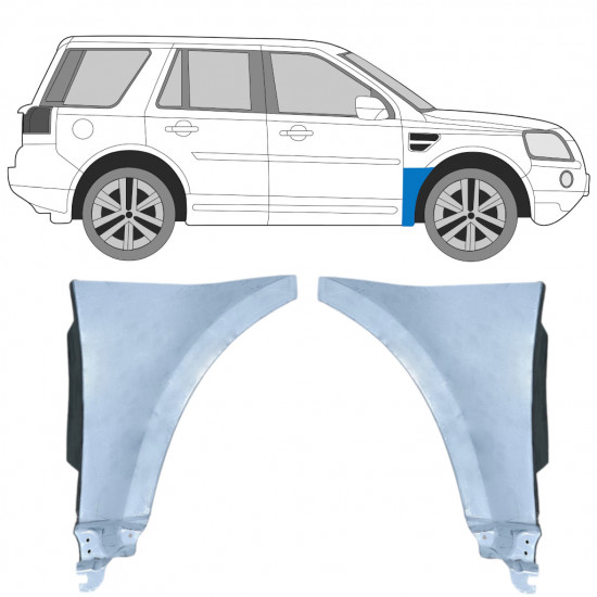 Panneau de réparation de l’aile avant pour Land Rover Freelander 2006-2015 / Gauche / Droite / Gauche / Droite 12790