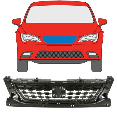 Grille de calandre pour Seat Leon 2017-2020 16211