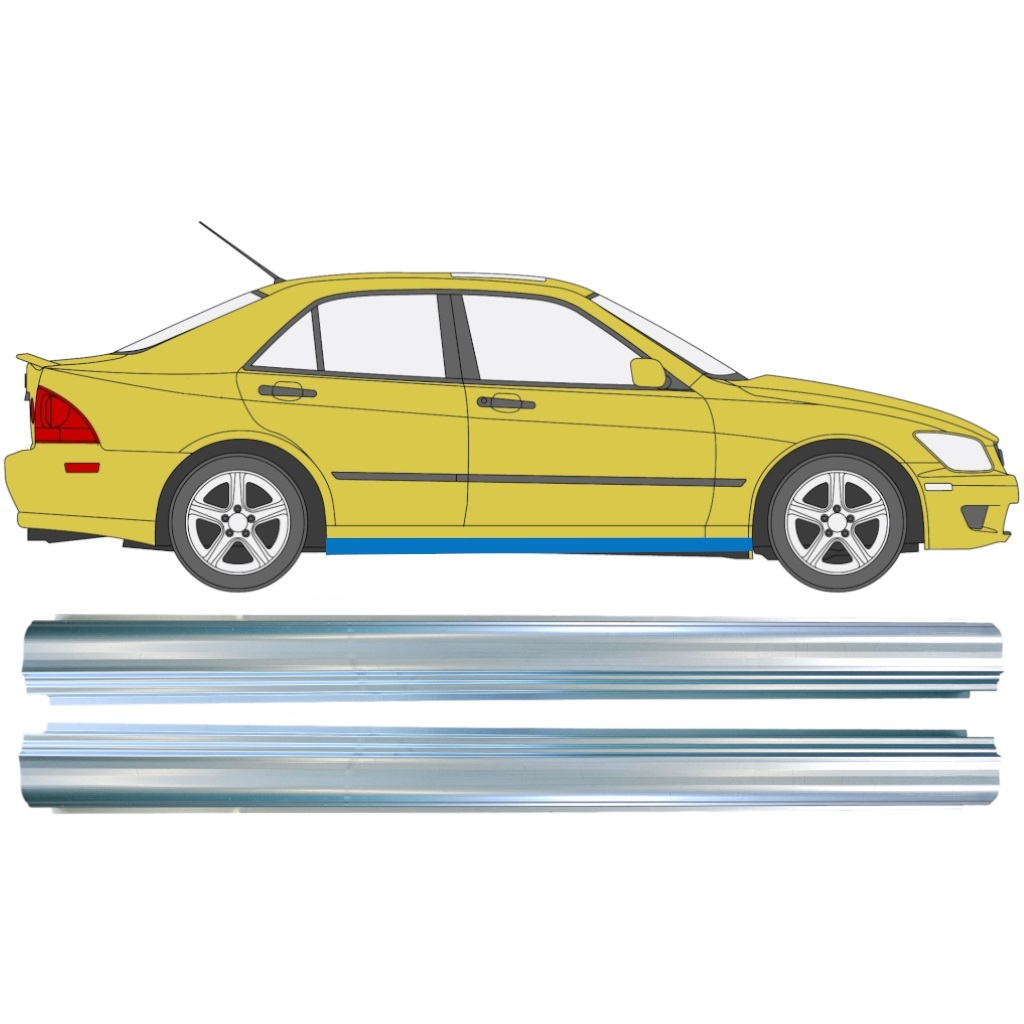 Réparation Bas De Caisse Pour Lexus Is 200 300 1998-2005 / Gauche = Droite (Symétrique) / Ensemble 10384